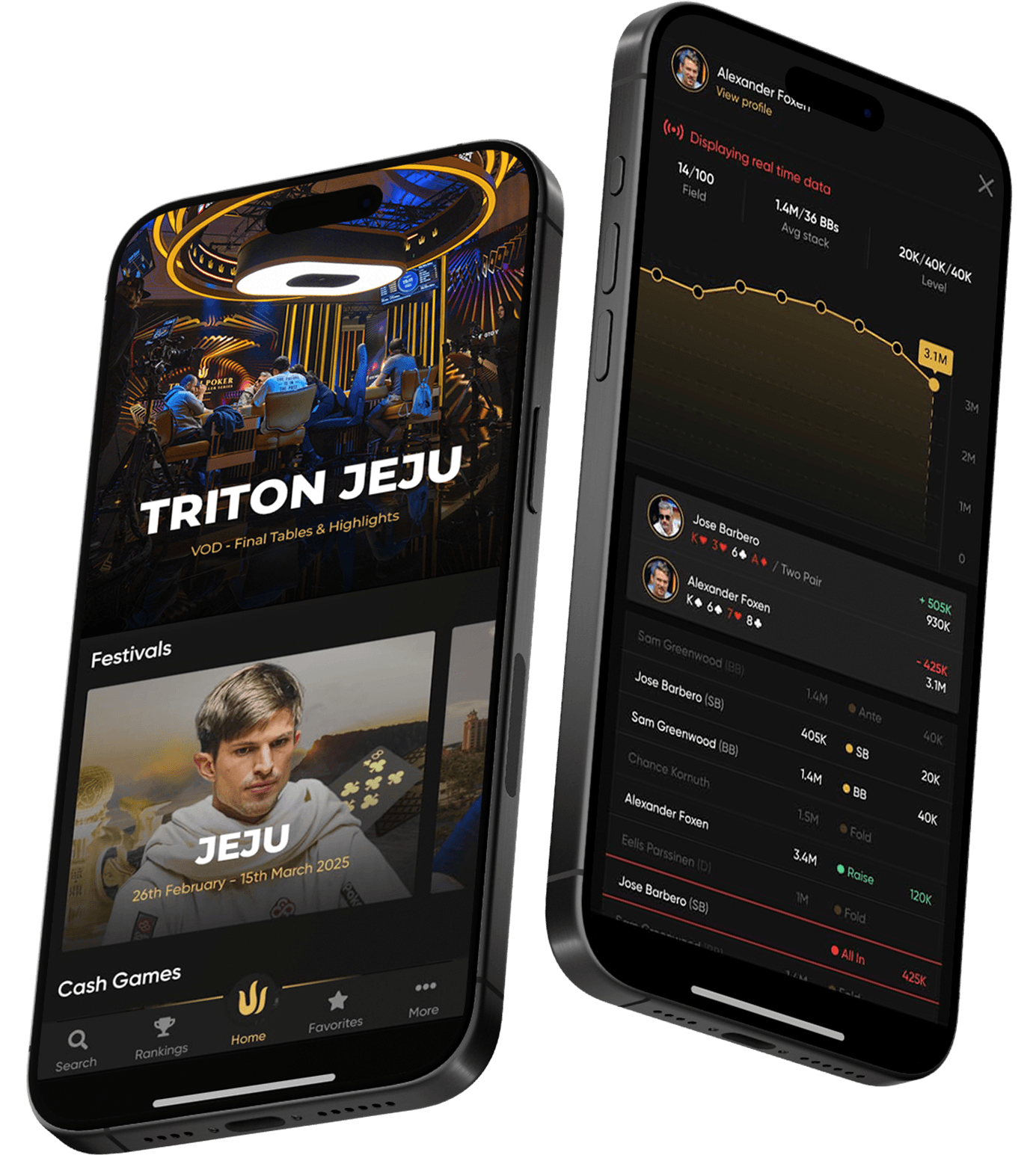 Triton app on phone