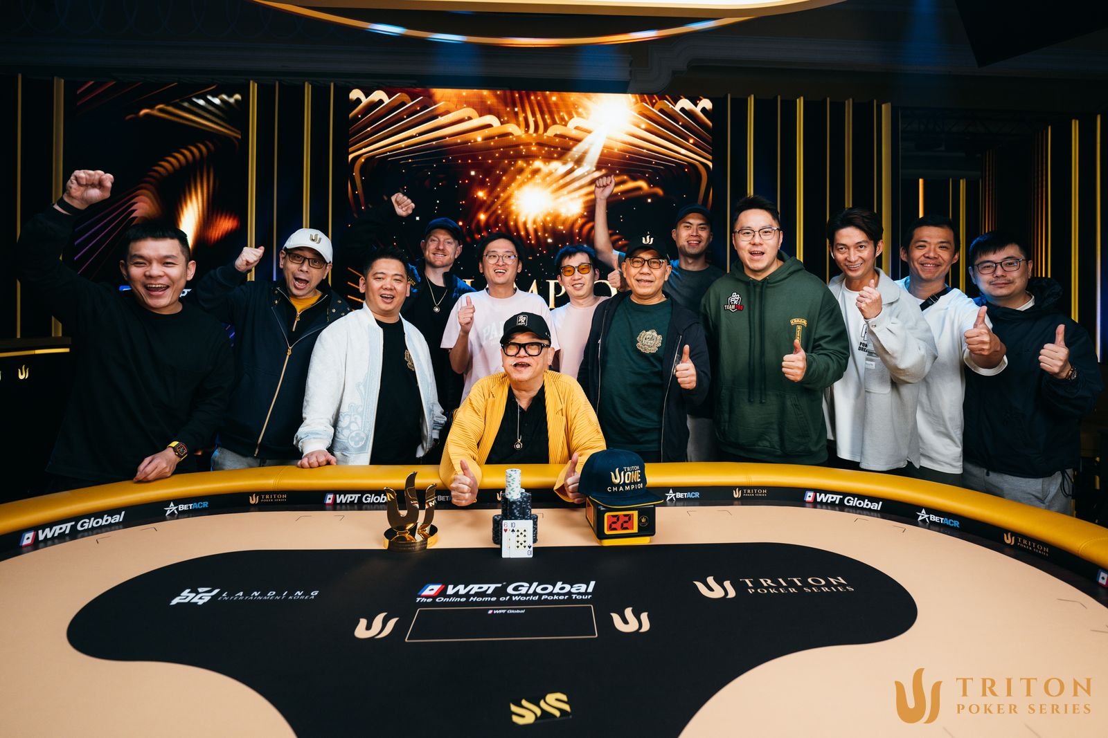 Triton family celebrates with Richard Yong